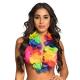 Miniature Collar Hawaiano - Arcoiris - Flores Grandes