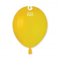 50 globos estándar 13 cm - amarillo