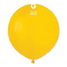 10 globos estándar - 48 cm - amarillo