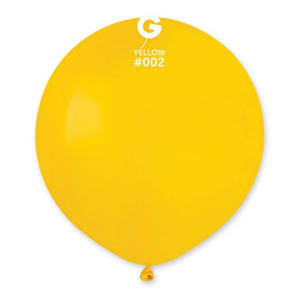 10 globos estándar - 48 cm - amarillo - 150292GEM