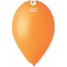 10 globos estándar - 30 cm - naranja
