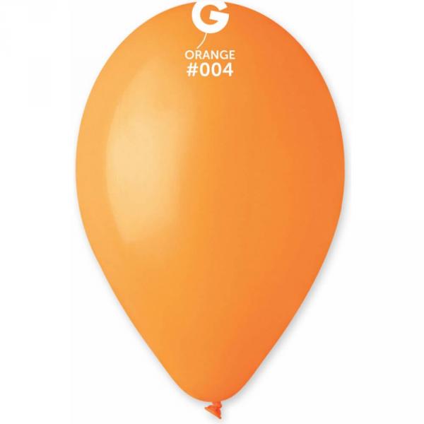 10 globos estándar - 30 cm - naranja - 302486GEM