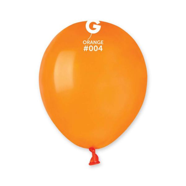50 globos estándar 13 cm - naranja - 050400GEM