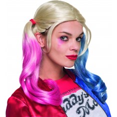 Peluca Harley Quinn™ - Suicide Squad™ - Mujer