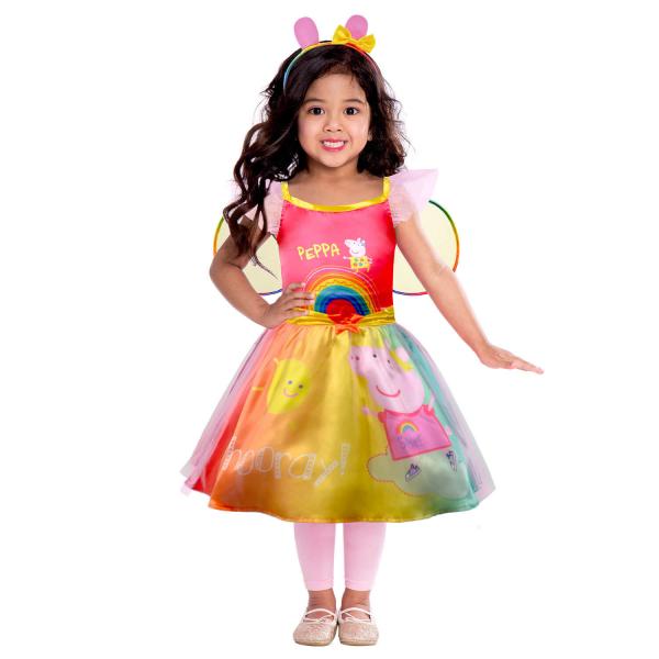 Disfraz de Peppa Pig™ - Vestido arcoíris - Niña - 9908877-Parent