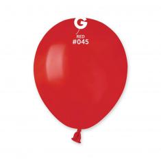 50 Globos Estándar 13 Cm - Rojo