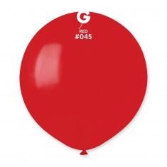 10 globos estándar - 48 cm - rojo