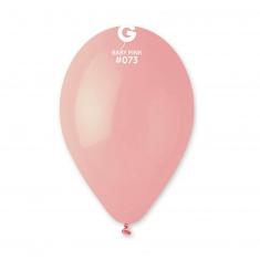 10 globos estándar - 30 cm - rosa bebé