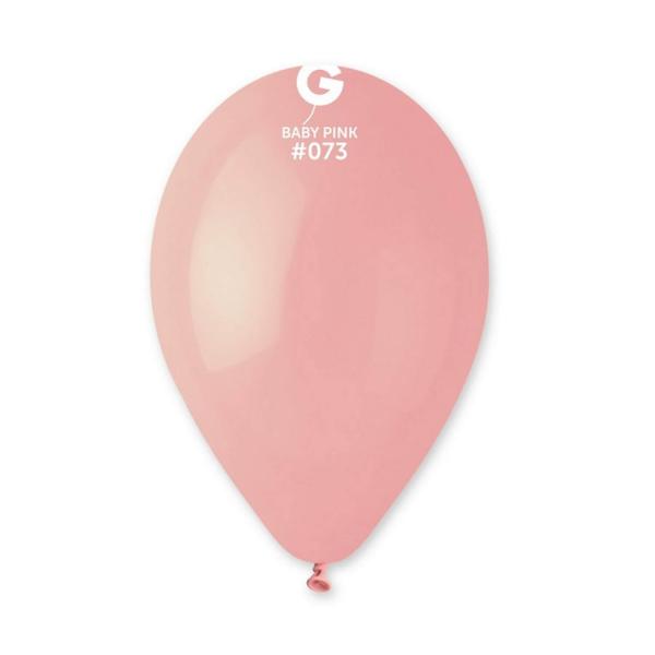 10 globos estándar - 30 cm - rosa bebé - 318296GEM