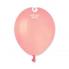 50 globos estándar 13 cm - rosa bebé