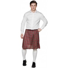 Disfraz de falda escocesa - Hombre