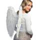 Miniature Par de alas de ángel blanco
