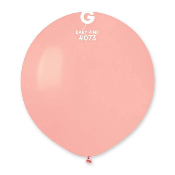 10 globos estándar - 48 cm - rosa bebé - 157390GEM