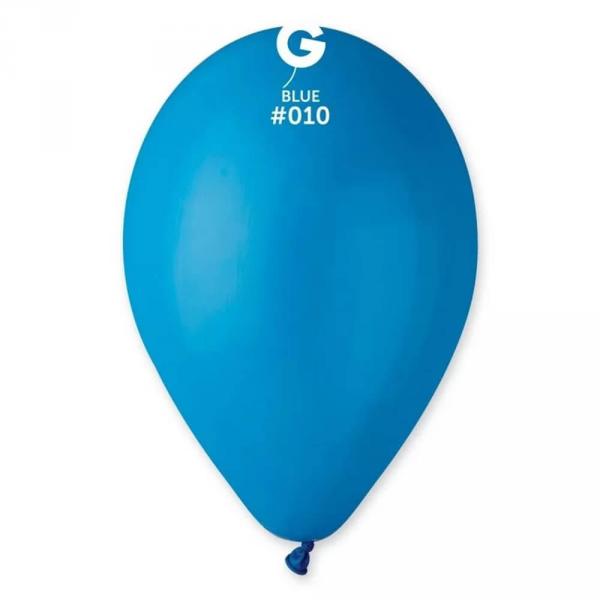 10 globos estándar - 30 cm - azul - 302530GEM