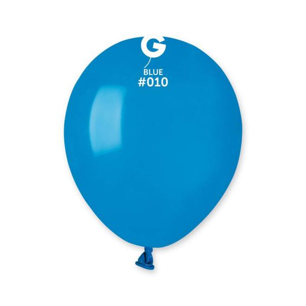 50 globos estándar 13 cm - azul - 051001GEM