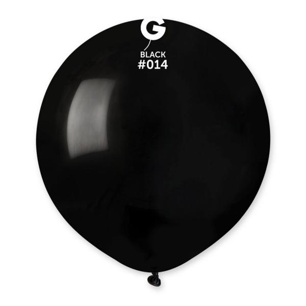 10 globos estándar - 48 cm - negro - 151497GEM