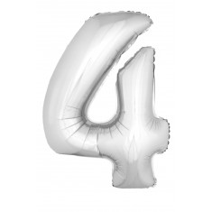 Globo Metálico Cumpleaños XL Número 4