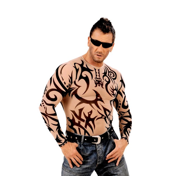 Camiseta Hombre Tatuaje Tribal - 7124G-Parent