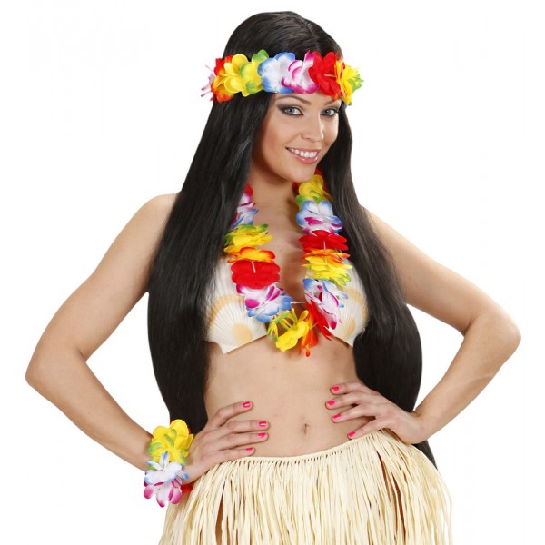 Conjunto de flores hawaianas - Accesorio - 9132X