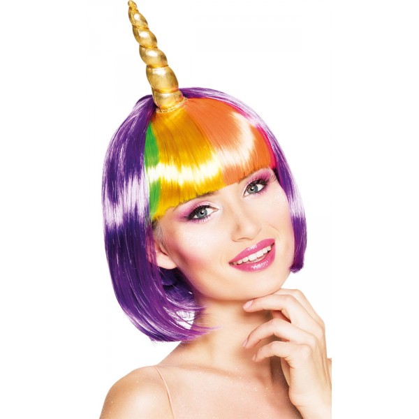 Peluca Unicornio - Nightglow - Adulto - 85819