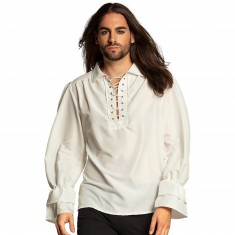 Camisa Pirata Blanca - Hombre