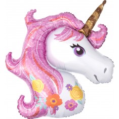 Globo Metálico Unicornio Mágico