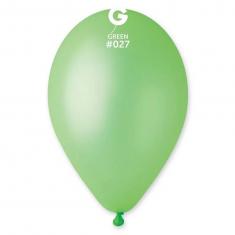 10 globos neón - 30 cm - verde