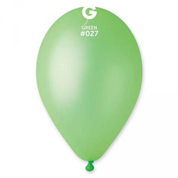 10 globos neón - 30 cm - verde - 314984GEM