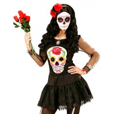 Camiseta - Dia De Los Muertos - Mujer