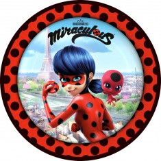 Platos de Miraculous Ladybug™ x8