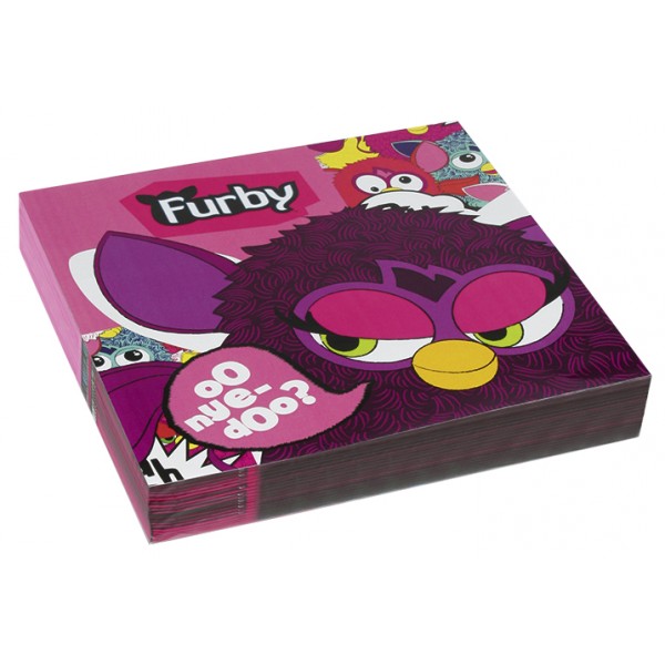 20 servilletas de papel Furby - 552458