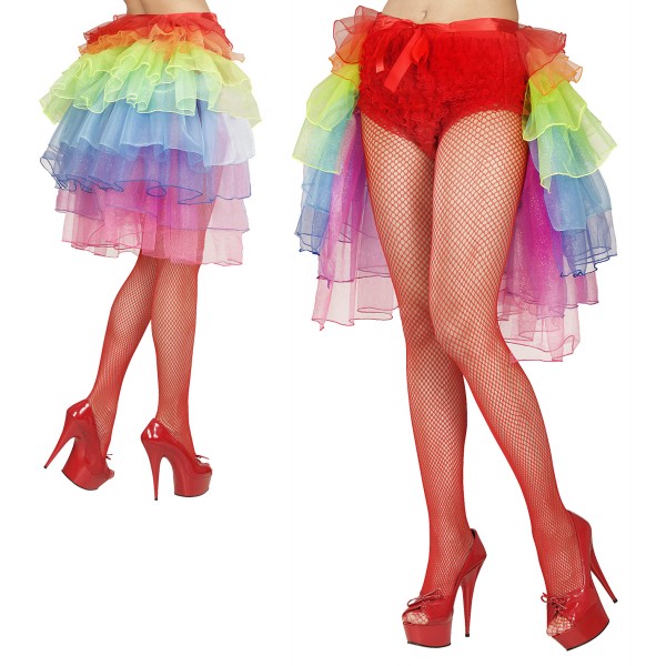 Falda de tul multicolor - Mujer - 49016