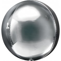 Globo Esfera Mylar Plata