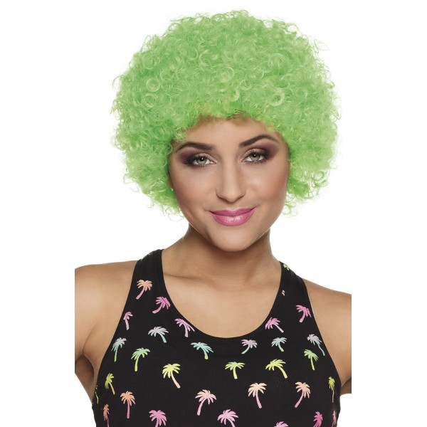 Peluca Pop Eco Verde - Adulto - 85842