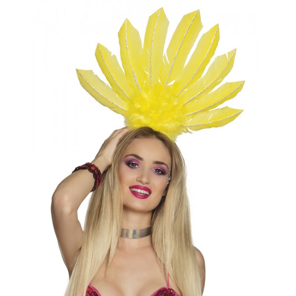 Diadema Samba Amarillo Neón - 52103