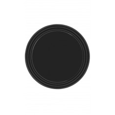 8 Platos (22,8Cm) – Negro