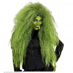 Peluca de bruja verde - Mujer
