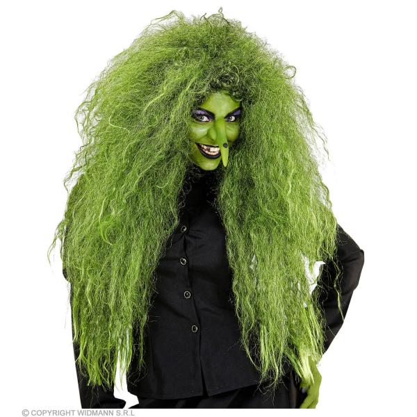 Peluca de bruja verde - Mujer - 2083