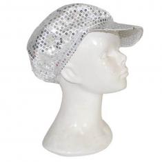 Gorra Disco Glitter - Plata - Adulto