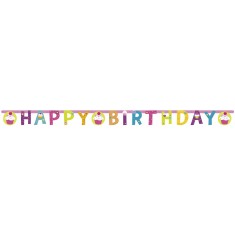 Guirnalda Letras Feliz Cumpleaños Cupcake
