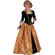 Disfraz barroco de Marie-Christine - Mujer