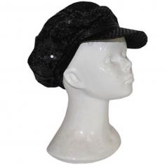 Gorra Disco Glitter - Negro - Adulto