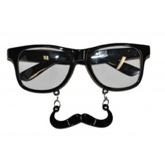 Gafas de lujo con bigote negro