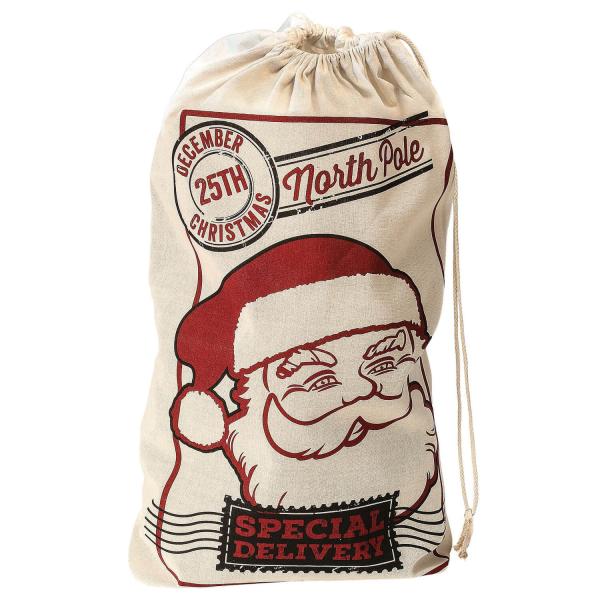 Bolsa de Yute Papá Noel - 50 x 80 cm - 01339