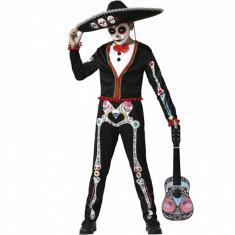 Disfraz de esqueleto de mariachi mexicano - Niño