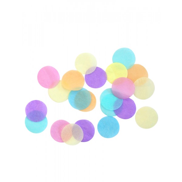 Confeti de mesa arcoíris y nubes - 9904547