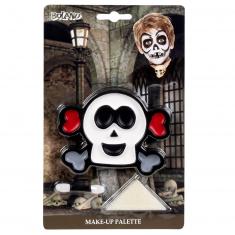 Paleta de maquillaje de calaveras