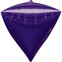  Globo Mylar Diamante Púrpura