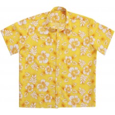 Camisa hawaiana amarilla