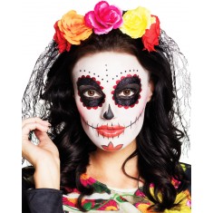 Diadema Floral - La Madrina - Dia De Los Muertos